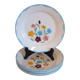 6 flat plates 50s Salins model Jocelyne - Lot 1