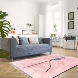 Modern Moroccan carpet pink