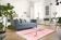 Tapis marocain moderne rose