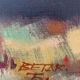 Painting on canvas by Raymond Betar, 1975