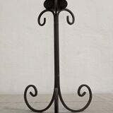 Wrought iron candlestick from the 1960s
