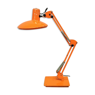 Orange architect lamp