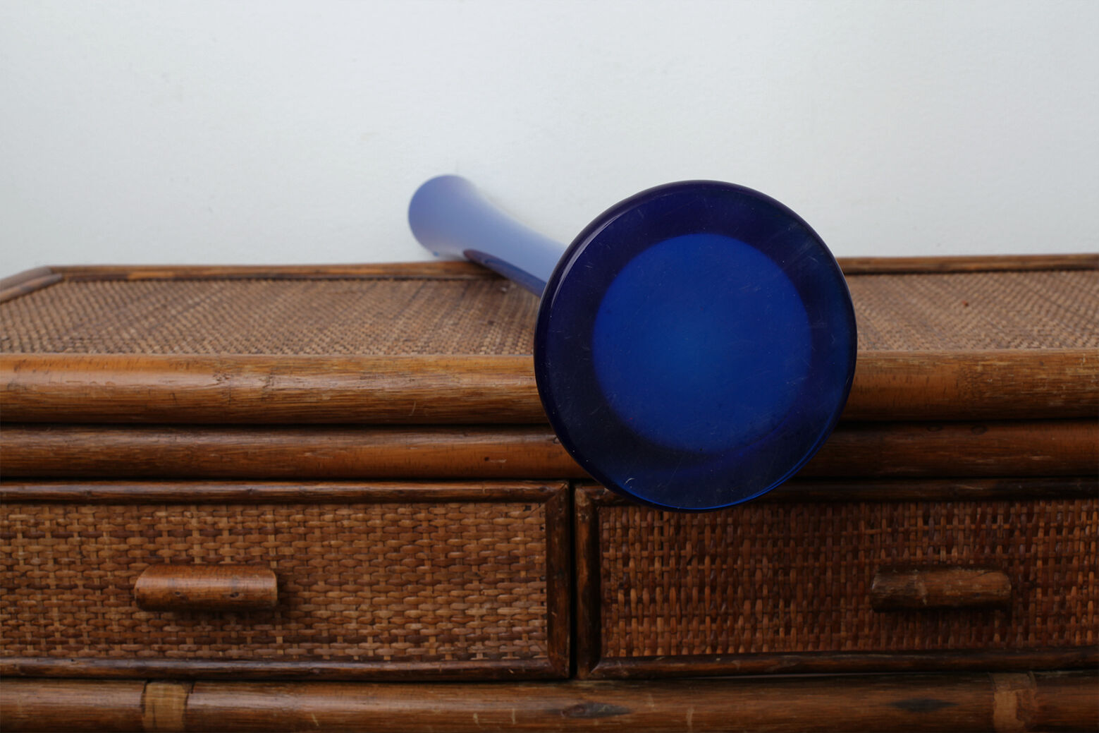 Large blue soliflore vase 70cm