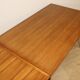 Danish Scandinavian extendable dining table in teak, 1960.