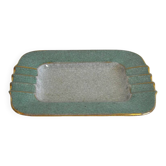 Crackle glaze porcelain ashtray or small dish, 1940s