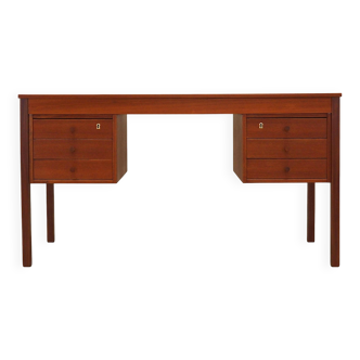 Teak desk, Danish design, 1970s, production: Denmark