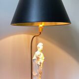 Fine ceramic lamp from the early 20th century