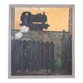 Jean Vigoureux (1959) Oil painting on wooden panel
