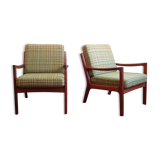 Ensemble de 2 fauteuils Senator en teck par Ole Wanscher pour France & Son, années 1960