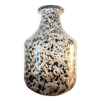 Large vintage glass vase - Bengt Orup for Johansfors - vintage Scandinavian design