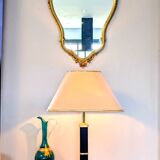 Miroir baroque doré ancien — courbes élégantes, esprit château 69 X 43 cm