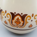 Coffee tea maker with 3 mugs cups Porcelain and fire Jet Nomar