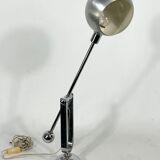 Mid-century Modern Italian chrome counterweight table lamp from 70s
