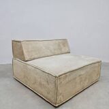 Vintage design seating element modular sofa COR trio
