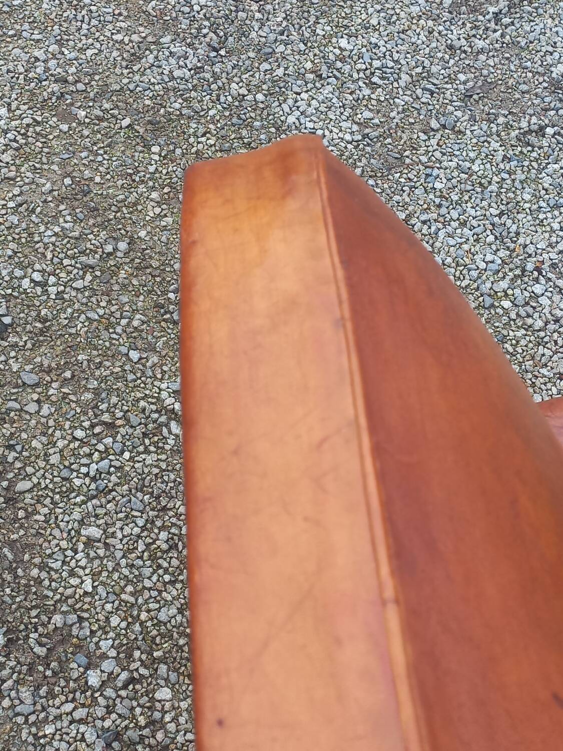 Art deco leather club chair from the 1930s