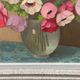 Oil on canvas still life by primo dolzan xxth bouquet of flowers