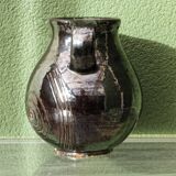 Glazed terracotta vase, 1950s