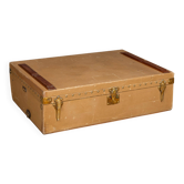Vintage 20thC Louis Vuitton Car Trunk In Grey Vuittonite Canvas, Paris