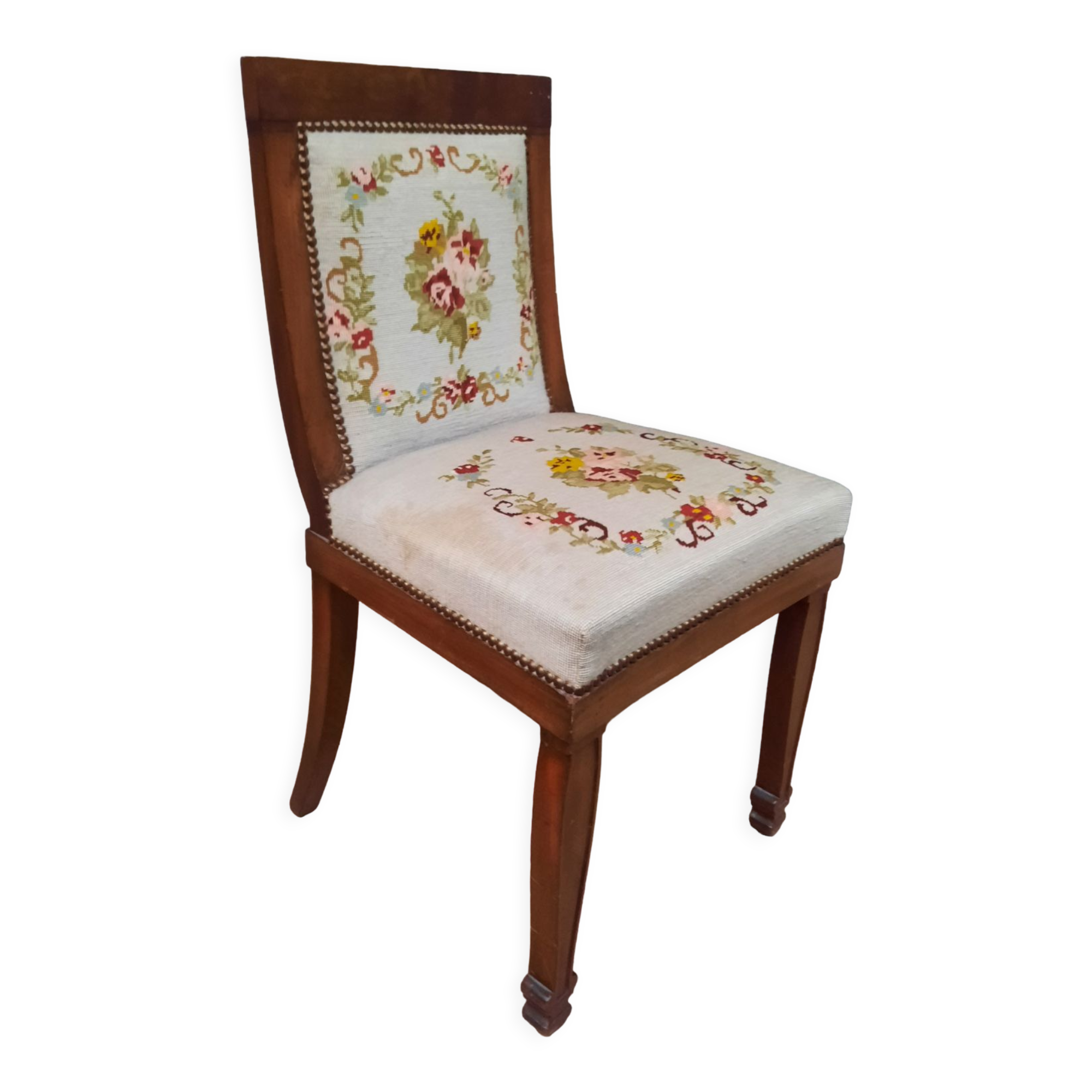 Mahogany consulate chair