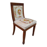 Mahogany consulate chair
