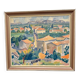 Original Swedish Oil on Canvas – “Bourg St Andeol, France” by Evert H. Duhan – Dated 1947 – Vintage & Framed