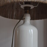 Vintage stoneware bottle lamp