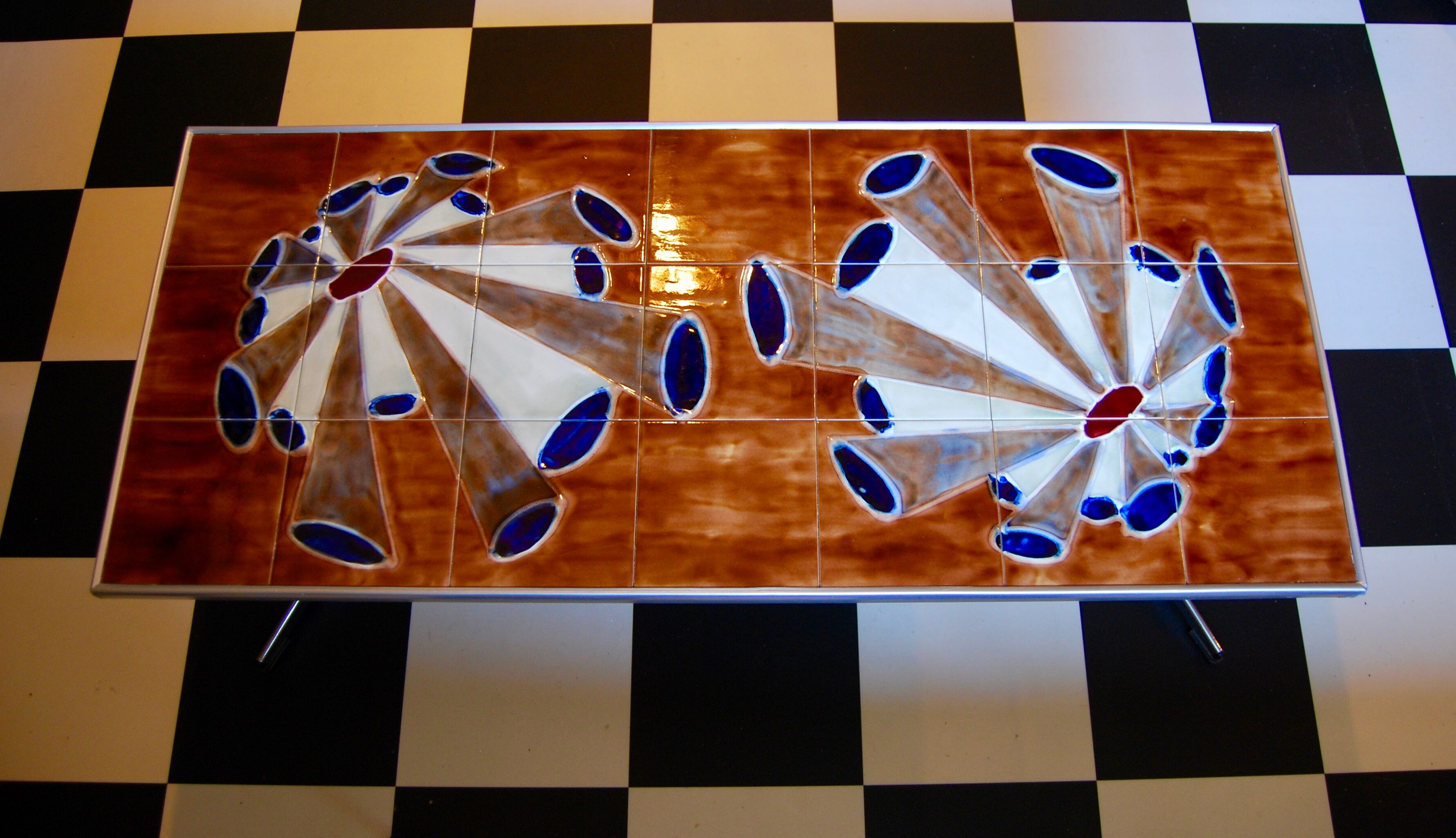 Vintage ceramic coffee table