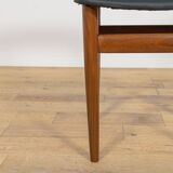 Mid-Century Teak Dining Table & Chairs by Hans Olsen for Frem Røjle.