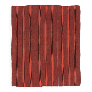 Turkish Handmade Vintage Anatolian Kilim 182 cm x 214 cm