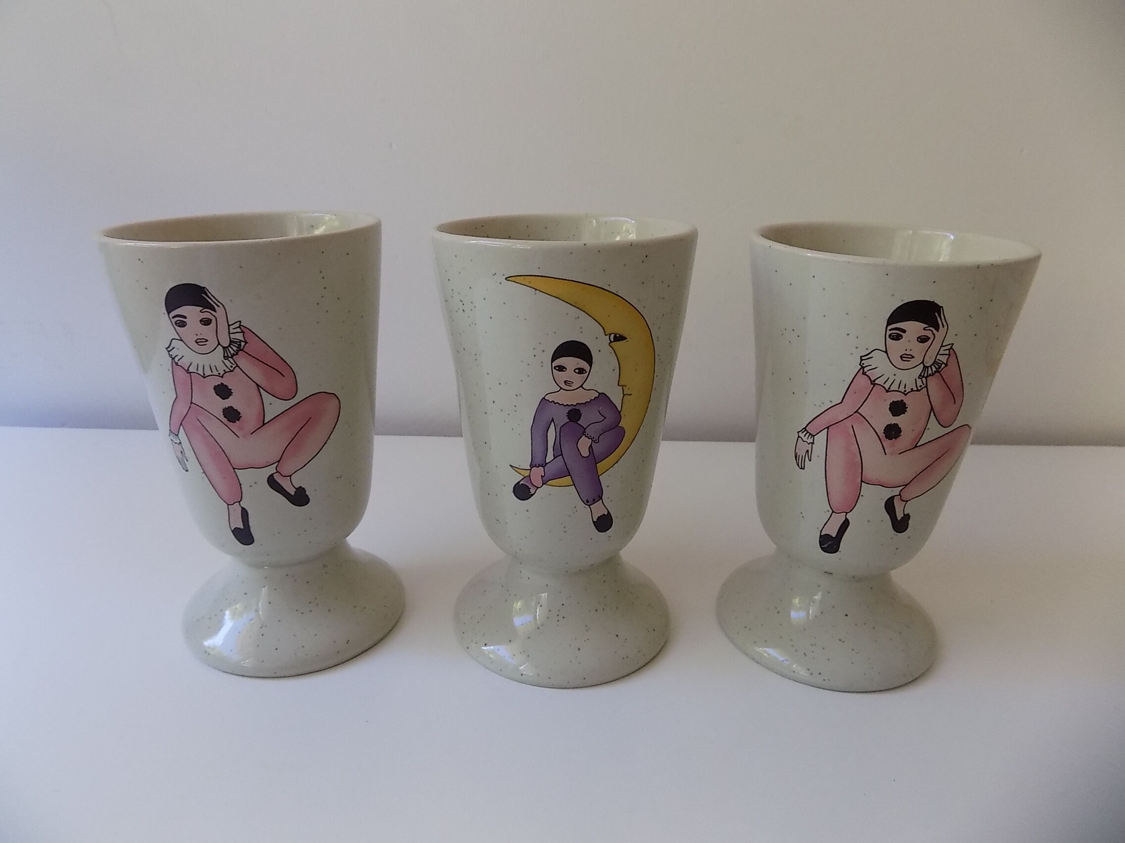 3 ceramic mazagrans