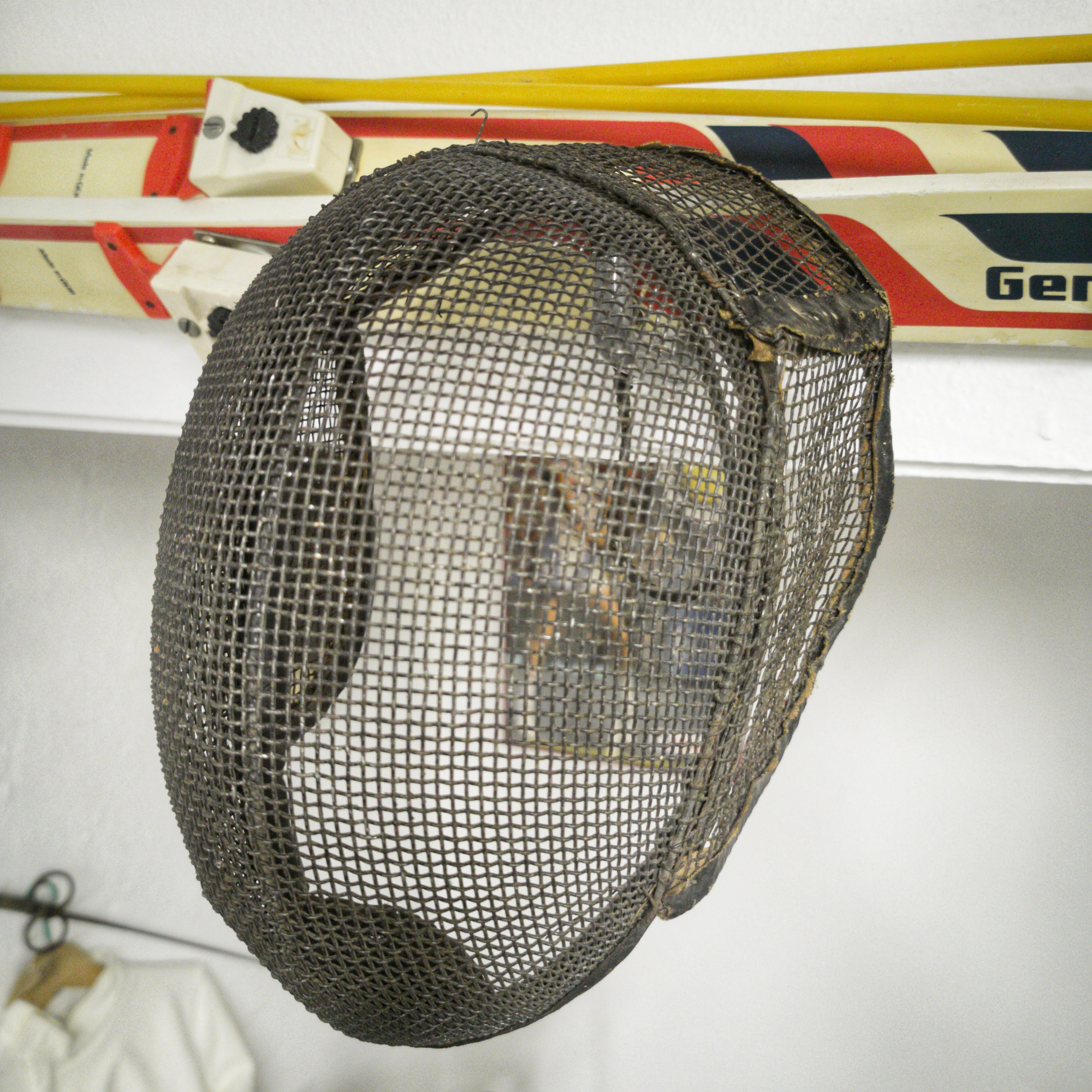 Ancient fencing mask