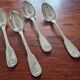 Christofle - Set of 4 Vendôme table spoons in silver-plated metal