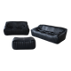 Sandra Set by Annie Hieronimus for Cinna – Black Leather Sofa Collection