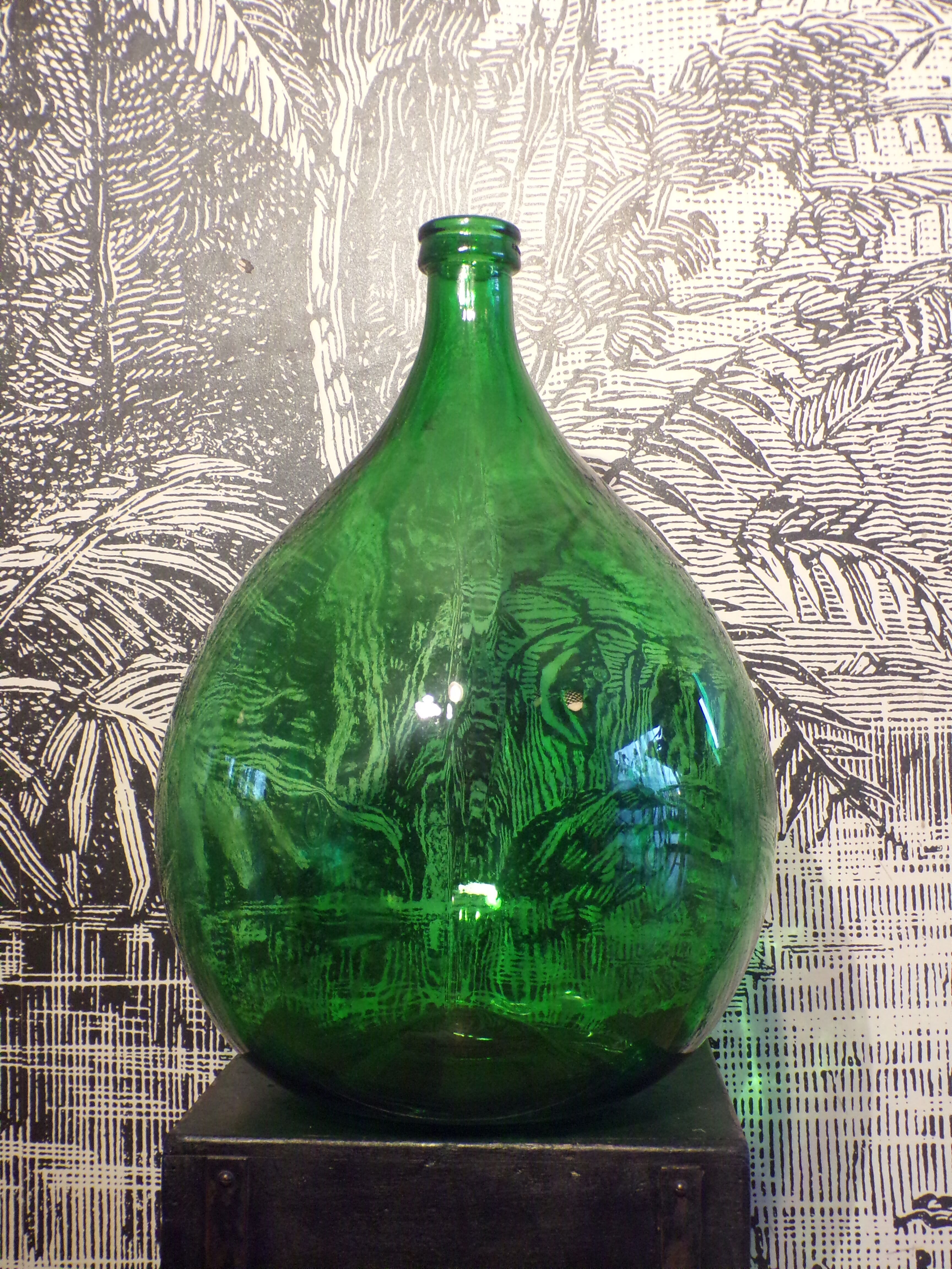 Demijohn ambrosio 20l green