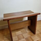 Solid wood bench "Gautier" vintage, 60s-70s
