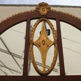 Viennese Secession Huge Mahogany Hall Mirror, 1910