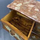 Curved chest of drawers in Louis XV style, early 20th century
