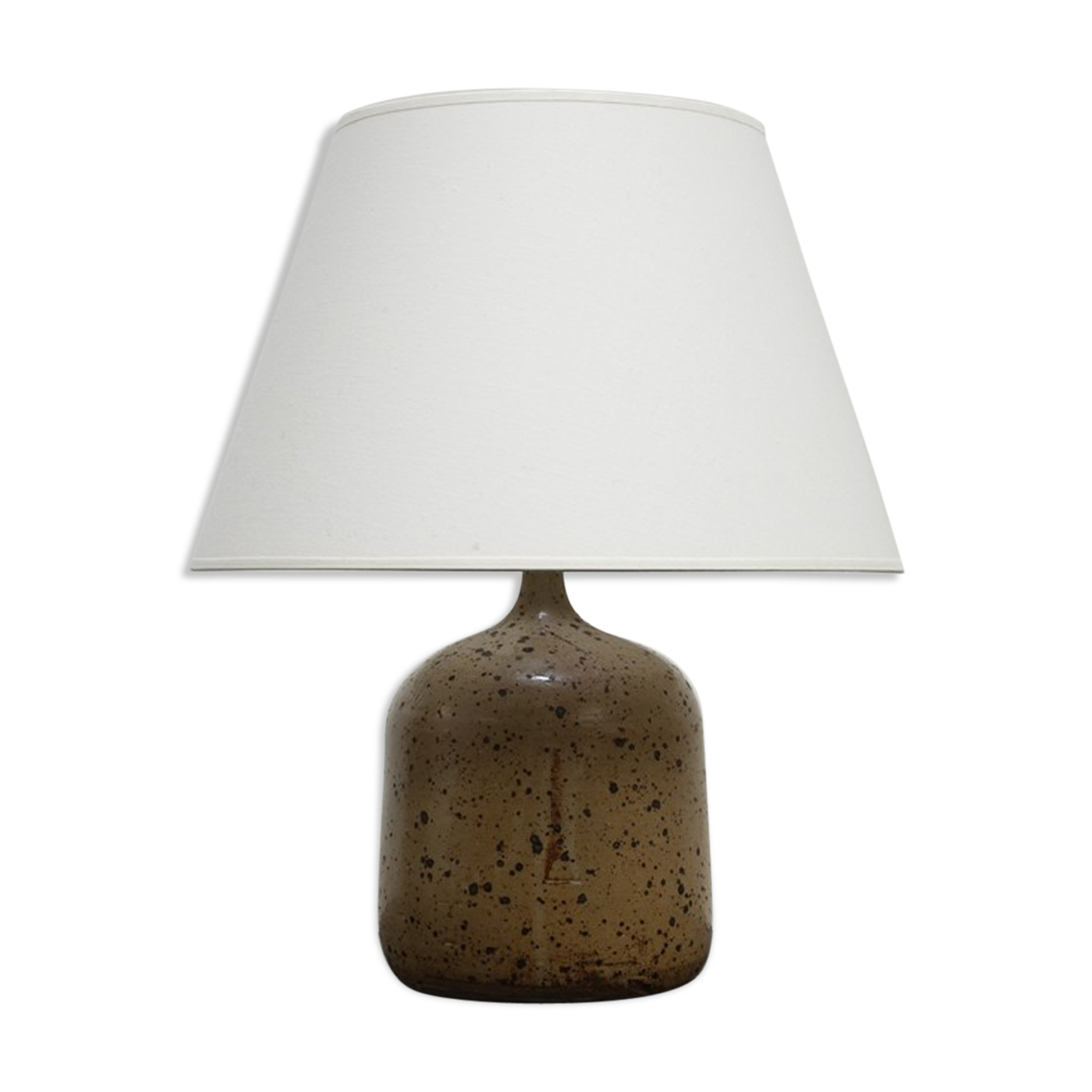 Lampe en grès La Borne circa 1970 signée