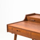 ‘model 56’ free standing teak desk by Arne Wahl Iversen for Vinde Møbelfabrik