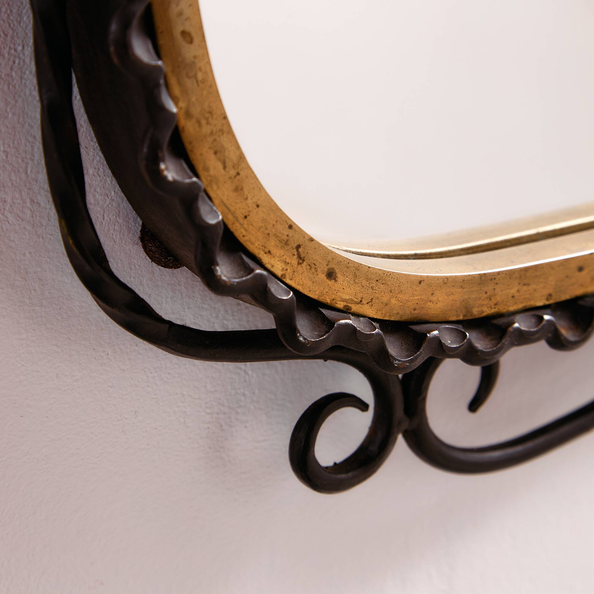 Miroir en fer forgé