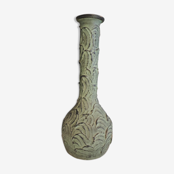 Art deco terracotta vase