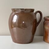 Old glazed stoneware pot