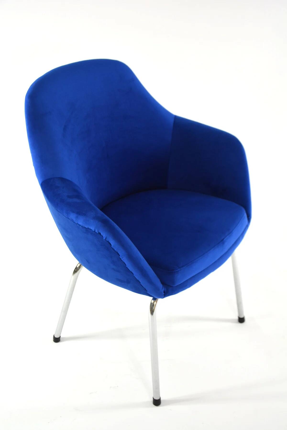 Royal blue shell chair