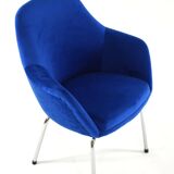 Royal blue shell chair