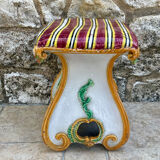 Italian ceramic garden stool