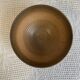Large Longchamp glazed stoneware salad bowl, dating from the 1970s, in brown tones