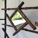 Bamboo coat rack cloakroom