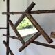 Bamboo coat rack cloakroom
