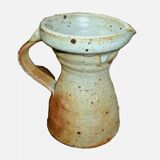 stoneware pitcher signed Tiffoche.