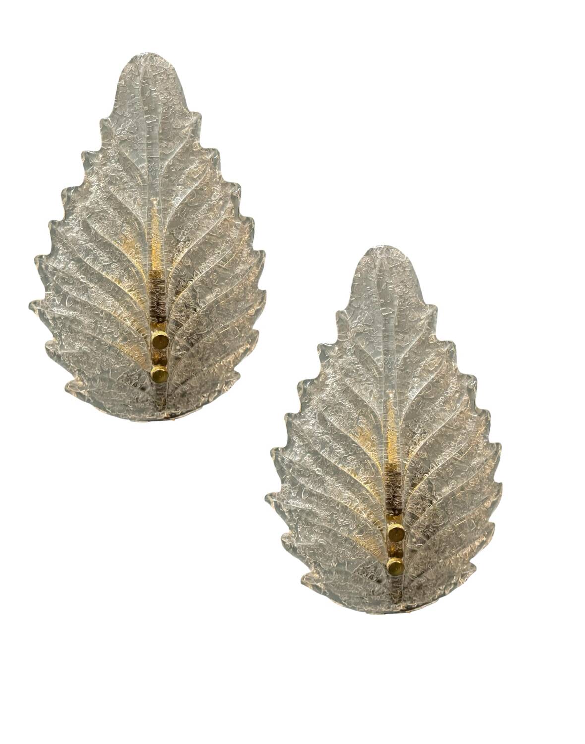 Murano Glass Sconces Set of 2 1970’s